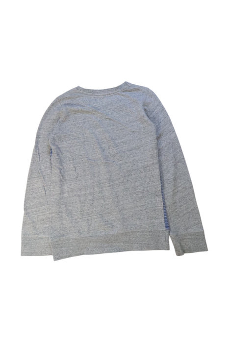 A Grey Crewneck Sweatshirts from Seed in size 9Y for boy. (Back View)