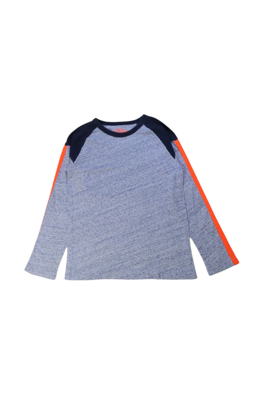 A Blue Long Sleeve T Shirts from Crewcuts in size 10Y for boy. (Front View)