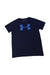 A Navy Short Sleeve T Shirts from Under Armour in size 13Y for boy. (Front View)