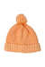 A Peach Winter Hats from Seed in size O/S for girl. (Front View)