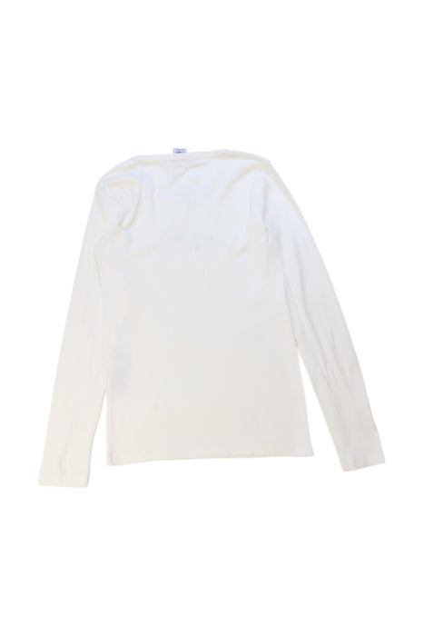 A White Long Sleeve Tops from Petit Bateau in size 10Y for girl. (Back View)