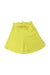 A Yellow Shorts from Petit Bateau in size 10Y for girl. (Front View)