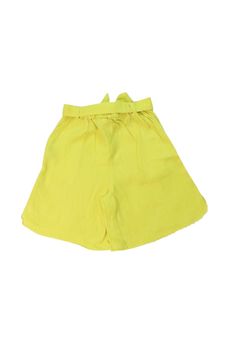 A Yellow Shorts from Petit Bateau in size 10Y for girl. (Back View)