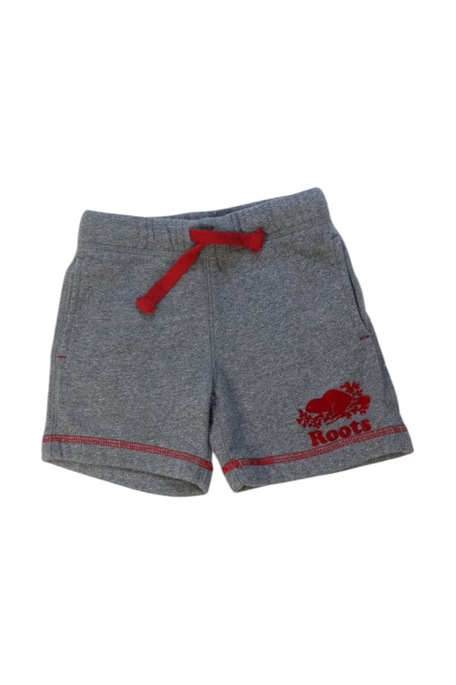 A Grey Shorts from Roots in size 6T for boy. (Front View)