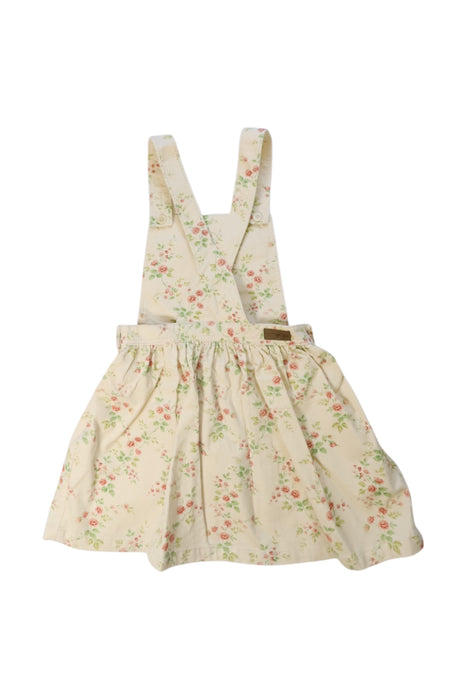 A Beige Overall Dresses from Polo Ralph Lauren in size 6T for girl. (Back View)