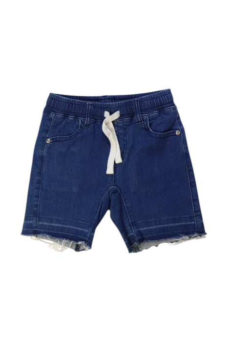 A Blue Shorts from Seed in size 6T for boy. (Front View)