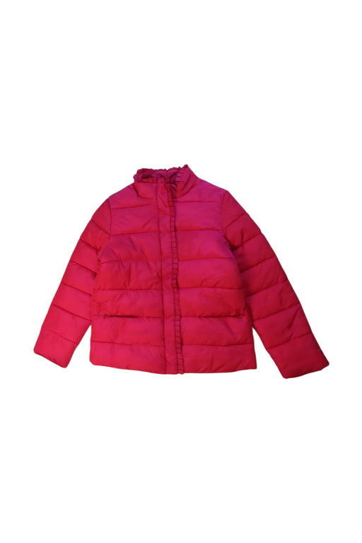 A Pink Puffer/Quilted Coats & Outerwear from Jacadi in size 8Y for girl. (Front View)