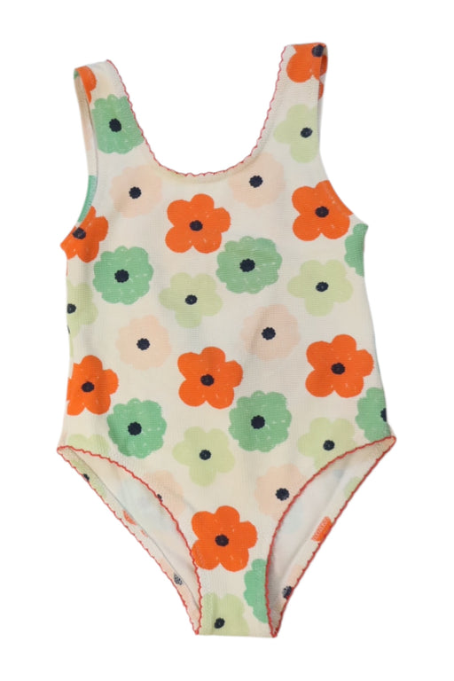 A Multicolour Swimsuits from Monoprix in size 4T for girl. (Front View)