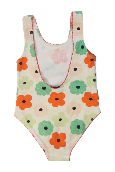 A Multicolour Swimsuits from Monoprix in size 4T for girl. (Back View)