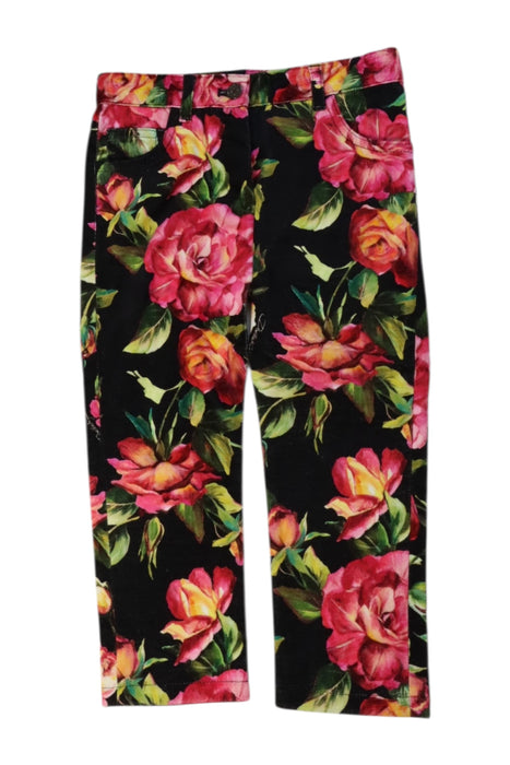 A Multicolour Leggings from Dolce & Gabbana in size 3T for girl. (Front View)