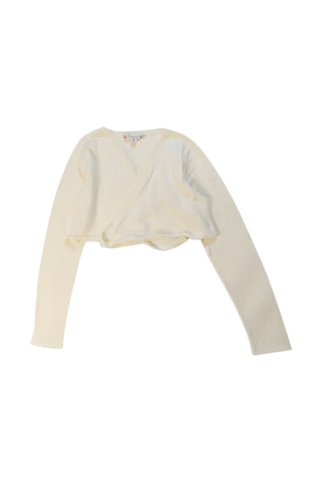 A Ivory Long Sleeve Tops from Bonpoint in size 3-6M for girl. (Front View)