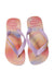 A Multicolour Flip Flops from Havaianas in size 3T for girl. (Back View)