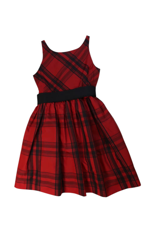 A Red Sleeveless Dresses from Polo Ralph Lauren in size 14Y for girl. (Front View)