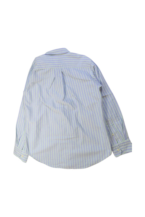 A Blue Long Sleeve Shirts from Polo Ralph Lauren in size 13Y for boy. (Back View)