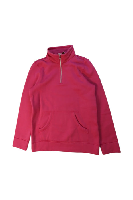 A Pink Zippered Sweatshirts from Aigle in size 12Y for girl. (Front View)