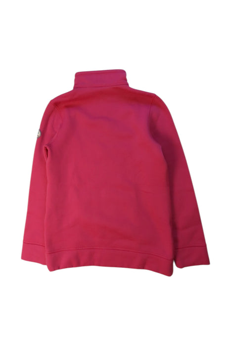 A Pink Zippered Sweatshirts from Aigle in size 12Y for girl. (Back View)