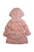 A Pink Puffer/Quilted Coats & Outerwear from Chickeeduck in size 4T for girl. (Back View)