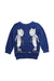 A Blue Crewneck Sweatshirts from Lovie by Mary J in size 6T for girl. (Back View)