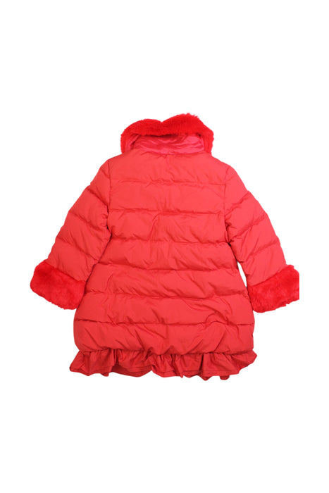A Red Puffer/Quilted Coats & Outerwear from Nicholas & Bears in size 4T for girl. (Back View)