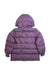 A Purple Puffer/Quilted Coats & Outerwear from Nicholas & Bears in size 8Y for girl. (Back View)