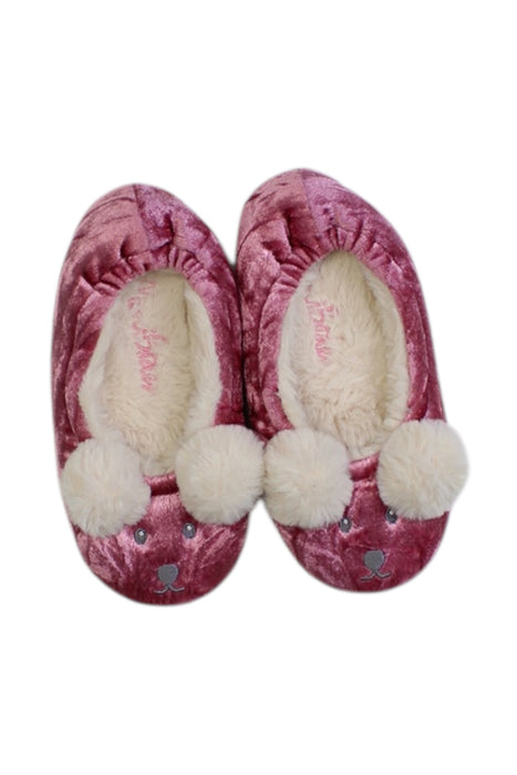 A Pink Slippers from Boden in size 4T for girl. (Back View)