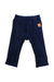 A Navy Casual Pants from Hot Biscuits Mikihouse in size 18-24M for girl. (Front View)