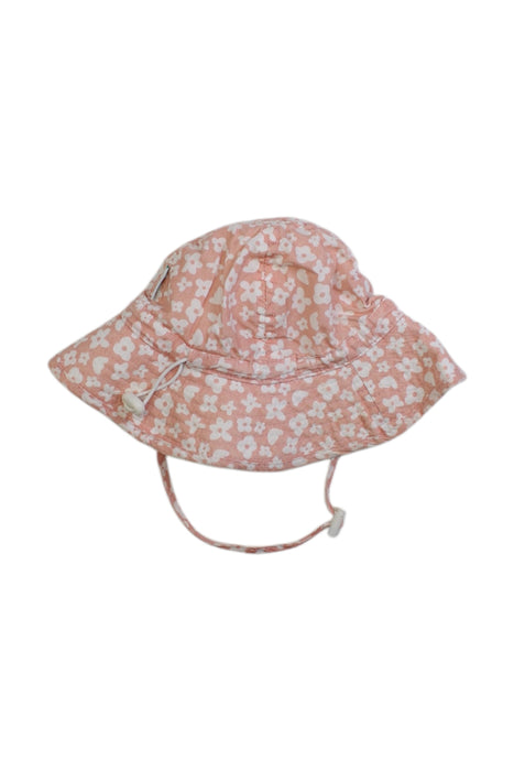 A Pink Sun Hats from Acorn in size 0-3M for girl. (Front View)