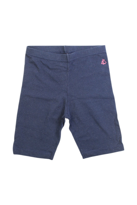 A Navy Leggings from Petit Bateau in size 6T for girl. (Front View)