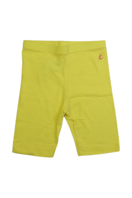 A Yellow Leggings from Petit Bateau in size 6T for girl. (Front View)