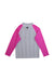 A Pink Rash Guards from Arena in size 6T for girl. (Back View)