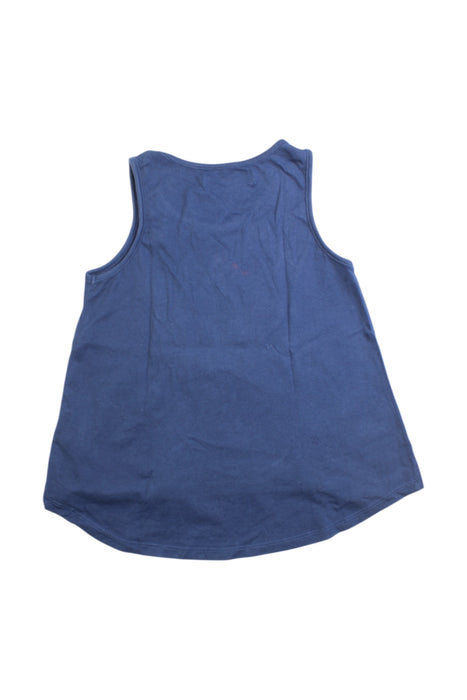 A Navy Sleeveless Tops from Desigual in size 7Y for girl. (Back View)