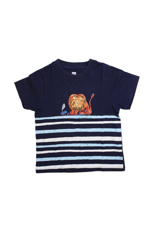 A Navy Short Sleeve T Shirts from Balabala in size 4T for boy. (Front View)