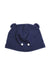 A Navy Winter Hats from Petit Bateau in size O/S for boy. (Front View)