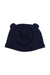 A Navy Winter Hats from Petit Bateau in size O/S for boy. (Back View)