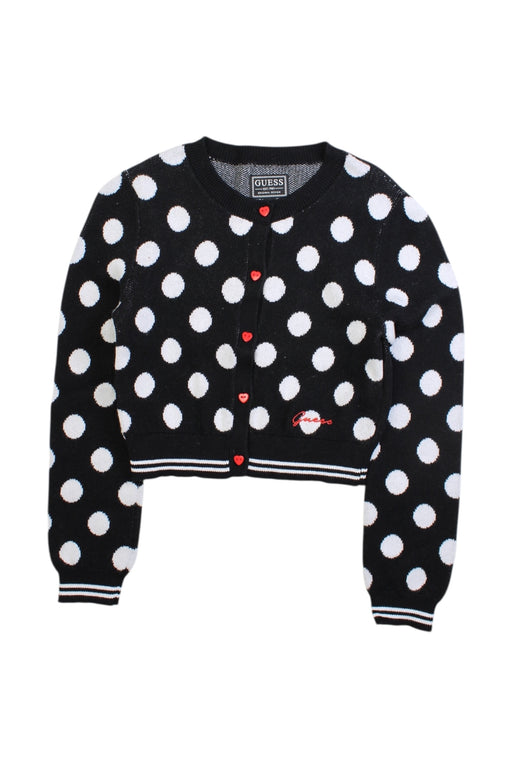 A Black Cardigans from Guess in size 5T for girl. (Front View)