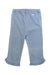 A Blue Jeggings from Petit Main in size 6T for girl. (Front View)