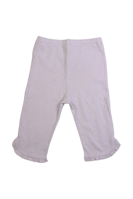 A Grey Leggings from Petit Main in size 6T for girl. (Back View)