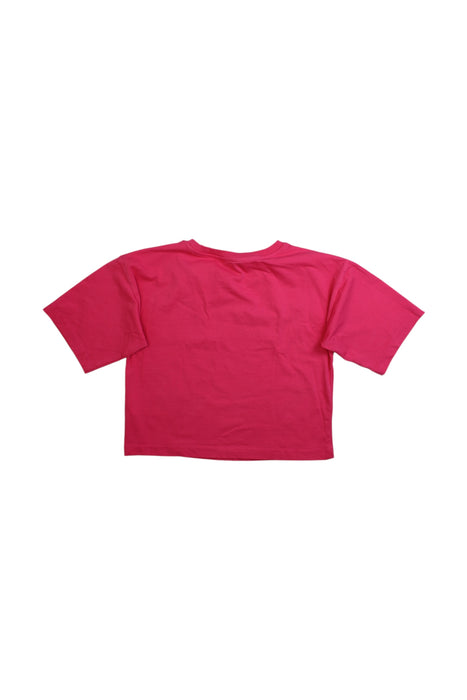 A Pink Short Sleeve T Shirts from Moschino in size 10Y for girl. (Back View)
