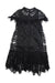 A Black Short Sleeve Dresses from Snidel Girl in size 7Y for girl. (Back View)