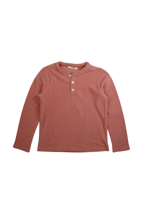 A Pink Long Sleeve Tops from Aigle in size 10Y for girl. (Front View)