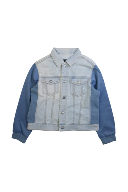 A Blue Long Sleeve Shirts from Comme Ca Ism in size 8Y for girl. (Front View)