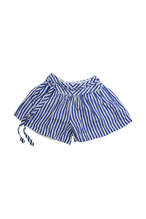 A Blue Shorts from Monnalisa in size 8Y for girl. (Front View)