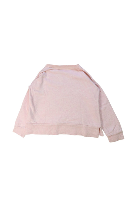 A Pink Long Sleeve Tops from Seed in size 6T for girl. (Back View)