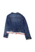 A Blue Lightweight Jackets from Monnalisa in size 8Y for girl. (Back View)