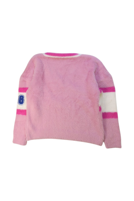 A Pink Long Sleeve Tops from Monnalisa in size 8Y for girl. (Back View)