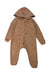A Peach Onesies from Buho in size 12-18M for neutral. (Front View)