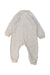 A White Onesies from Piupiuchick in size 18-24M for neutral. (Front View)