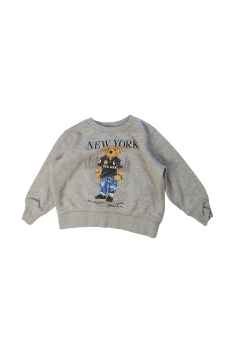 A Grey Sweatshirts from Polo Ralph Lauren in size 2T for boy. (Front View)