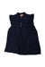 A Navy Sleeveless Dresses from As Know As Ponpoko in size 5T for girl. (Front View)