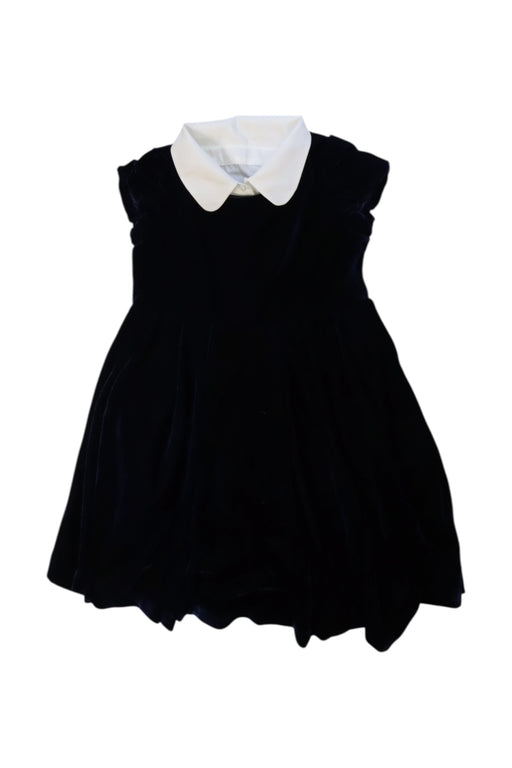 A Black Sleeveless Dresses from As Know As Ponpoko in size 5T for girl. (Front View)